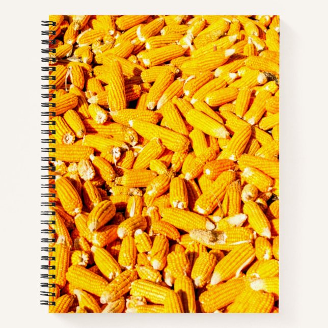 Mais auf dem Cob Notizbuch (Vorderseite)