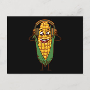 Mais auf dem Cob Postkarte
