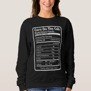 Mais auf der Cob Nutrition Fakten Erntedank Chris Sweatshirt