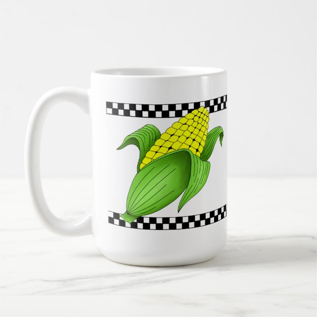 Mais auf der Cob-Tasse Tasse (Links)