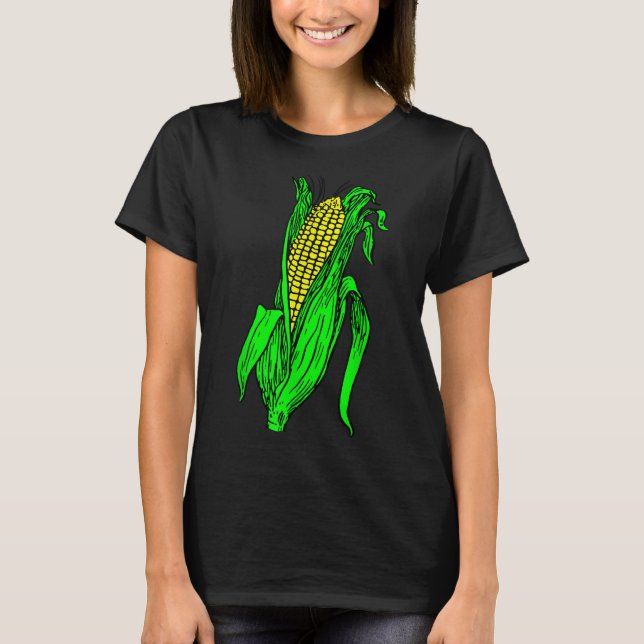 Mais auf pflanzlichem Cob Garden T-Shirt (Vorderseite)
