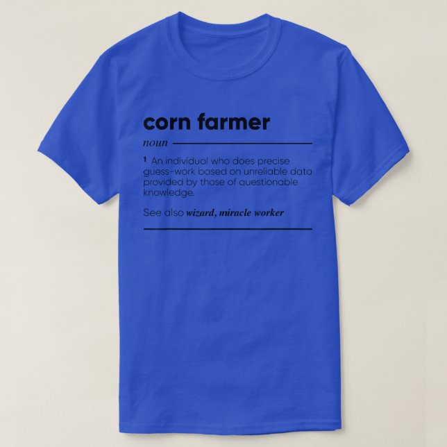 Mais-Bauer Funny T - Shirt (Design vorne)