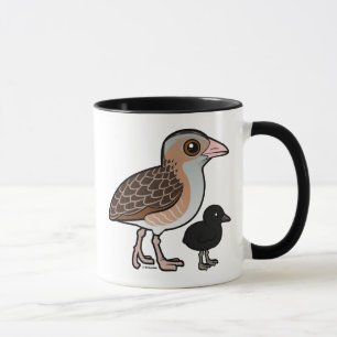 Mais Crake mit Baby Tasse