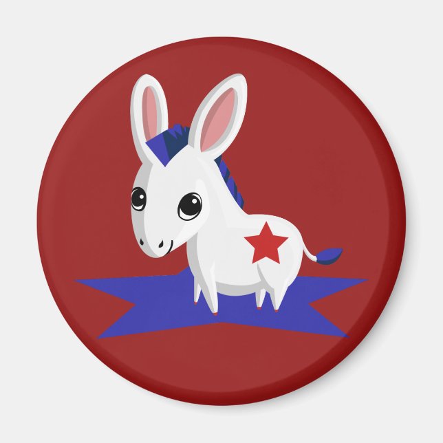 Mais, der demokratische Esel Magnet (Vorne)