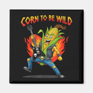 Mais, der ein wilder Gitarrengitarrenrocker Maisko Magnet