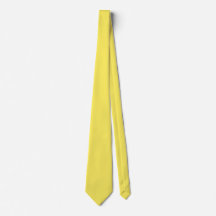 Mais Gelb Farbe Satin Necktie