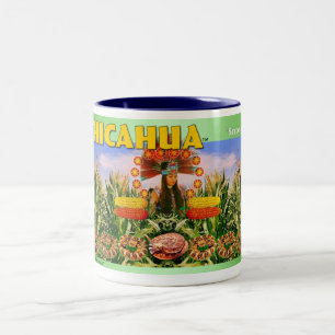 Mais-Göttin "sieben Schlangen " Zweifarbige Tasse