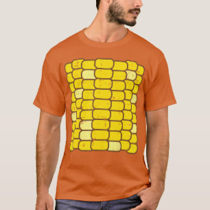 Mais Halloween Kostüm Foodie Landwirt Lustiger Bau T-Shirt