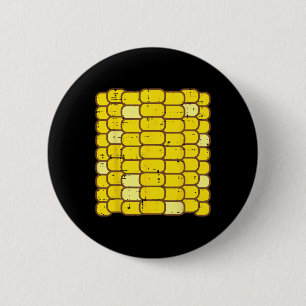 Mais Halloween Kostüm Spaß Feinschmecker Bauer Män Button