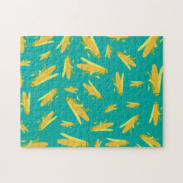 Mais im Cob-Muster Puzzle (Horizontal)