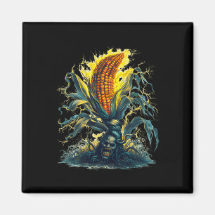 Mais Mais Ghost Ghoul Harvest Halloween Fun T-Shir Magnet