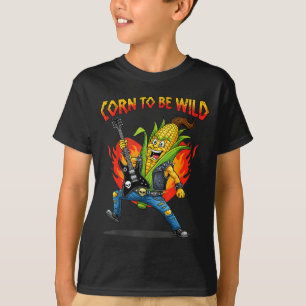 Mais, um ein wilder Gitarrist zu sein, Maiskolben T-Shirt