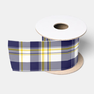 Mais und Karierte Blauer Ribbon Satinband