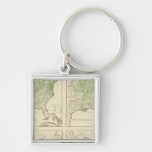 Mais- und Milcherzeugung, US-Lithograph Schlüsselanhänger