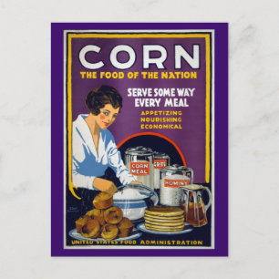 Mais Vintage WPA Plakat Postkarte