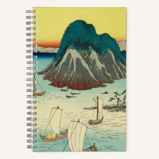 Maisaka, Japan: Vintage japanische Holzschnitt-Kun Notizbuch