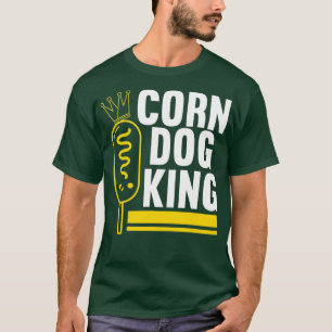 Maisdog King Funny Hotdog-Lebensmittelangebot für  T-Shirt