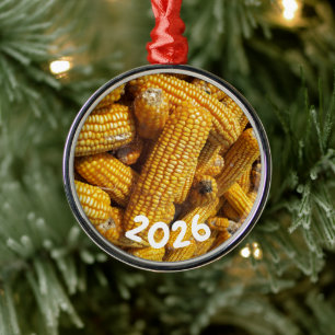 Maisernte Ornament Aus Metall
