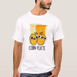 Maisflicts Funny Corn Flakes Pun T-Shirt