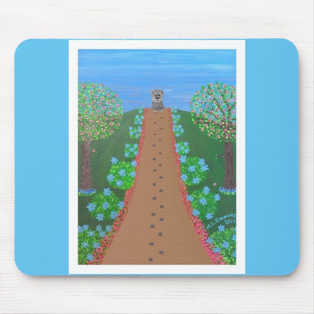 Maisie Wartete auf dem Hügel Mousepad (Vorne)