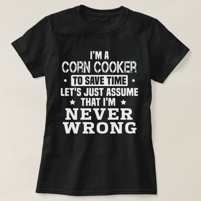 Maiskocher T-Shirt (Design vorne)
