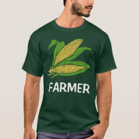 Maiskolben auf dem grundlegenden dunklen T - Shirt