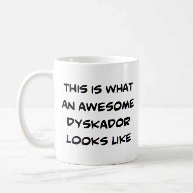 Maislehrer Dyskador, phantastisch Kaffeetasse (Links)