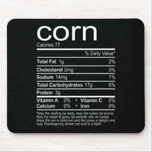 Maisnährung Fakten Funny Food Erntedank Chris Mousepad