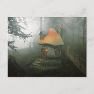 Maison champignon postkarte