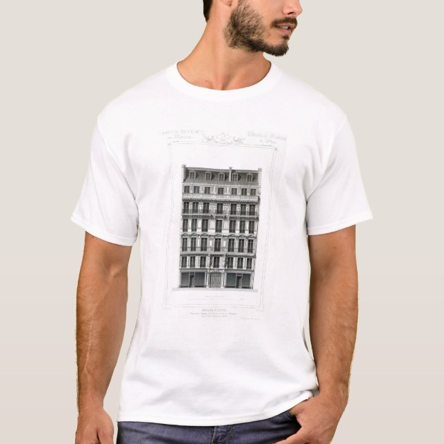 Maison ein Loyer, No3 Rue de la Paix, Paris T-Shirt (Vorderseite)