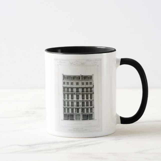 Maison ein Loyer, No3 Rue de la Paix, Paris Tasse (Rechts)
