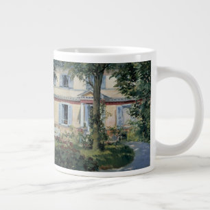 Maison in Rueil von Edouard Manet, Vintage Fine Ar Jumbo-Tasse