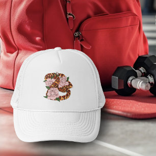 Maisschlange Rosa Blume grün Truckerkappe
