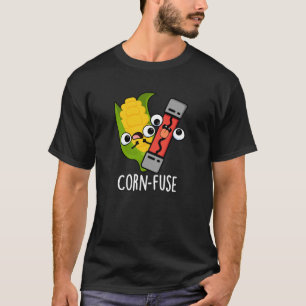 Maissicherung Funny Confused Pun Dark BG T-Shirt