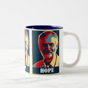Maisunterstützende Arbeit anpassbare HOPE-Tasse Zweifarbige Tasse