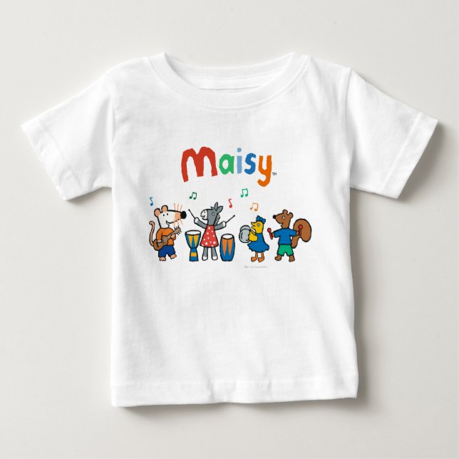Maisy and Friends spielen in der Band Baby T-shirt (Vorderseite)