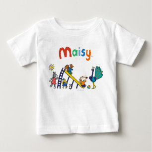 Maisy auf dem Spielplatz mit Freunden Baby T-shirt