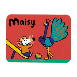 Maisy auf dem Spielplatz mit Freunden Magnet
