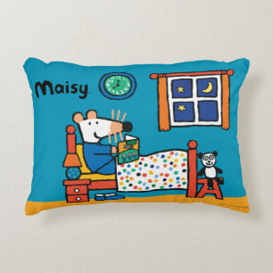 Maisy bereit zu den Bett-Blau-Pyjamas Zierkissen