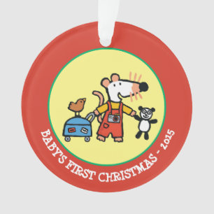 Maisy bereit zu den Ferien mit Gepäck Ornament