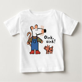 Maisy besucht die Schweinefarm Baby T-shirt