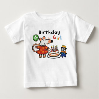 Maisy Birthday Girl, 4 Jahre alt Baby T-shirt