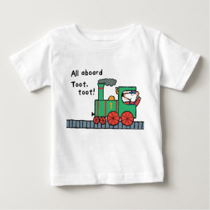 Maisy fährt einen Zug Baby T-shirt