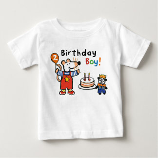 Maisy Geburtstagsjunge, 2 Jahre altes Baby-T-Shirt Baby T-shirt