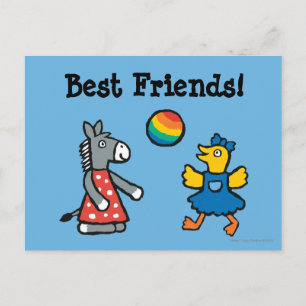 Maisy in Preschool with Friends on Playground Postkarte