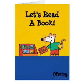 Maisy mit Bibliotheks-Büchern