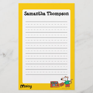 Maisy mit Bibliotheks-Büchern Briefpapier