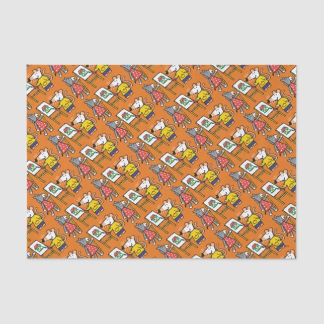 Maisy und Dotty Farbe an der Vorschule Seidenpapier (Vorderseite)