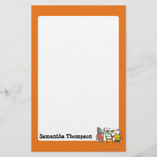 Maisy und Dotty Paint in der Vorschule Briefpapier