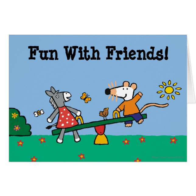 Maisy und Dotty ständiges Schwanken am Spielplatz (Vorderseite (Horizontal))